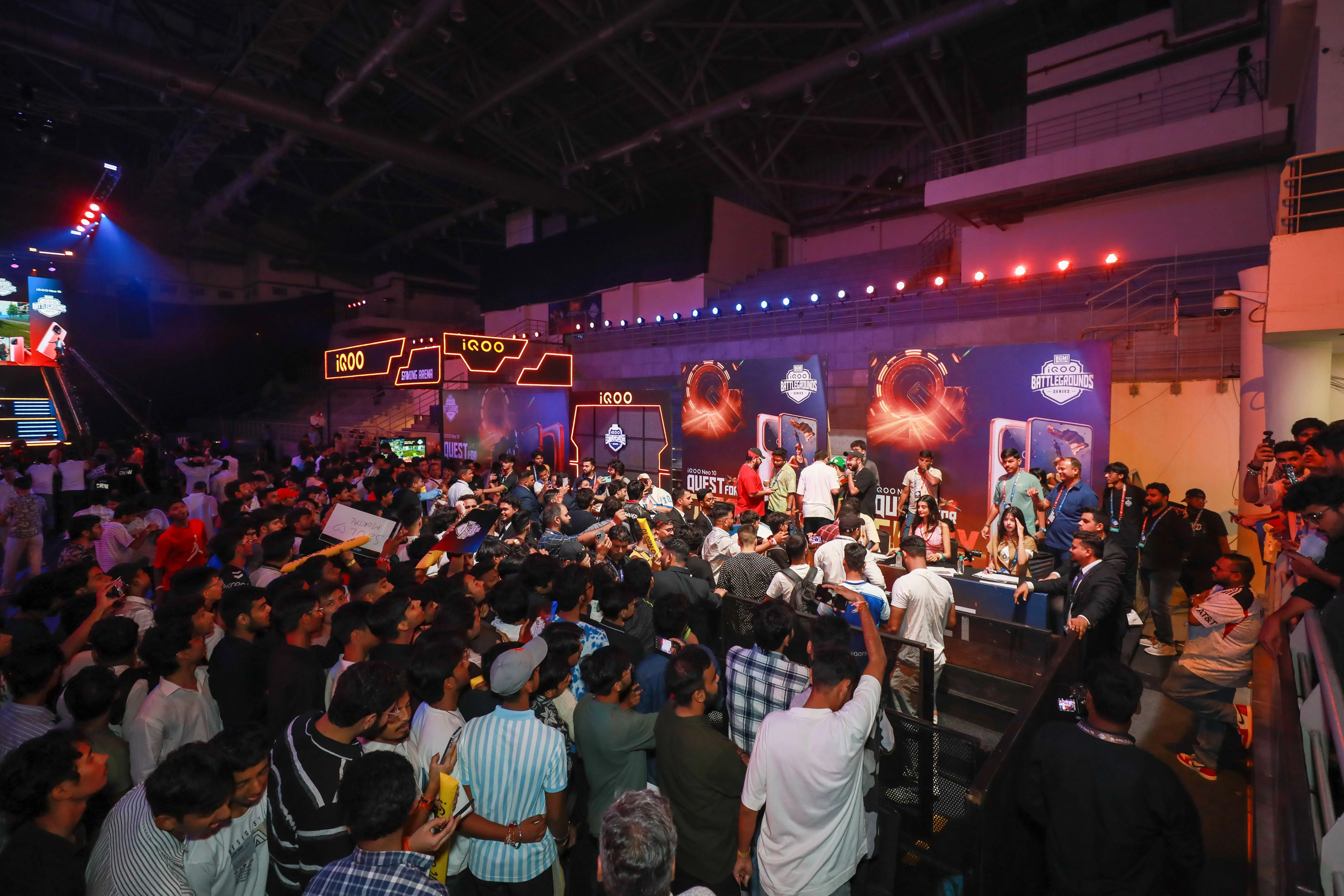 Fans meet BGMI creators at iQOO Battlegrounds Series finals