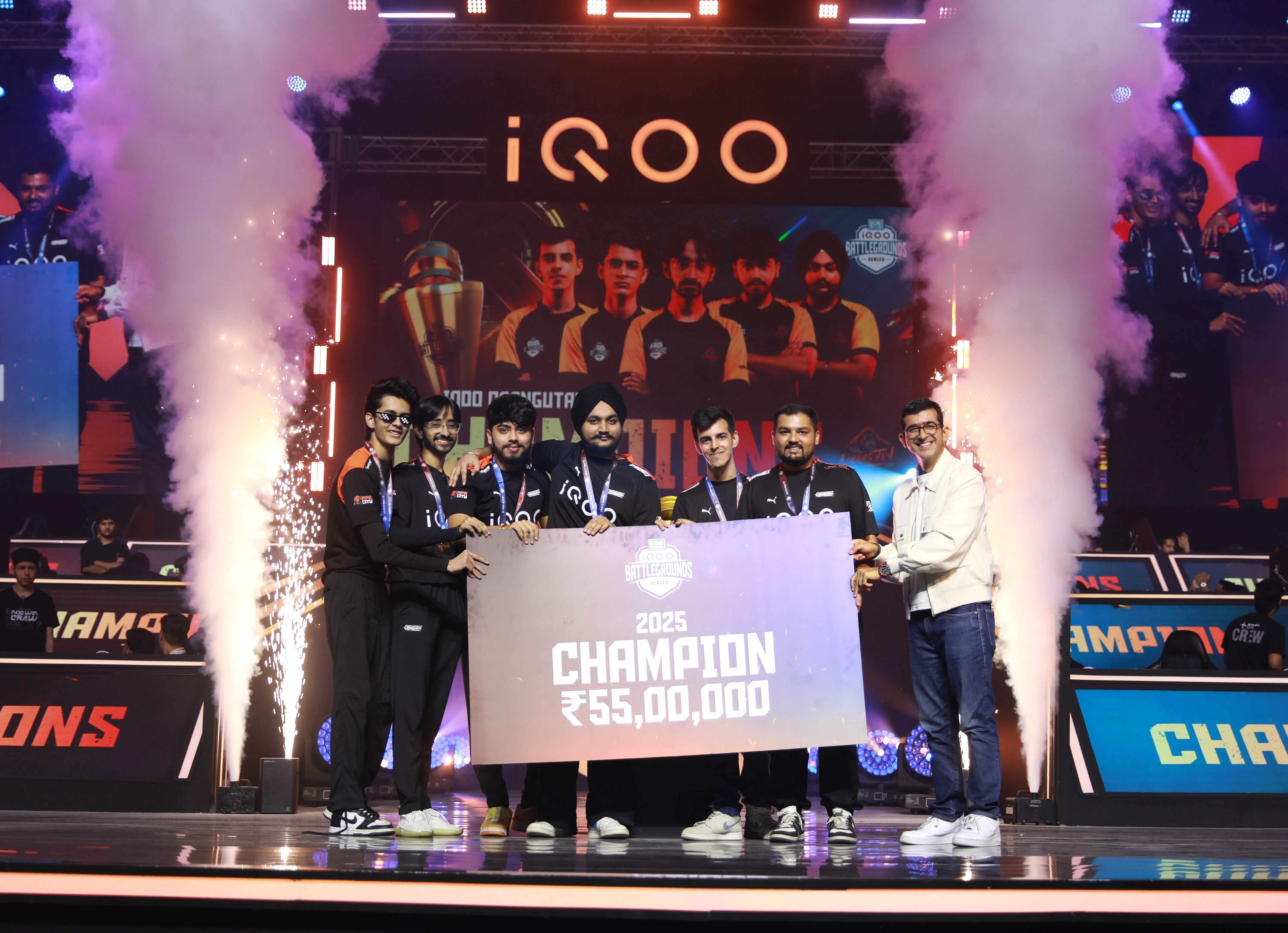 Orangutan Gaming crowned champions iQOO Battlegrounds Series