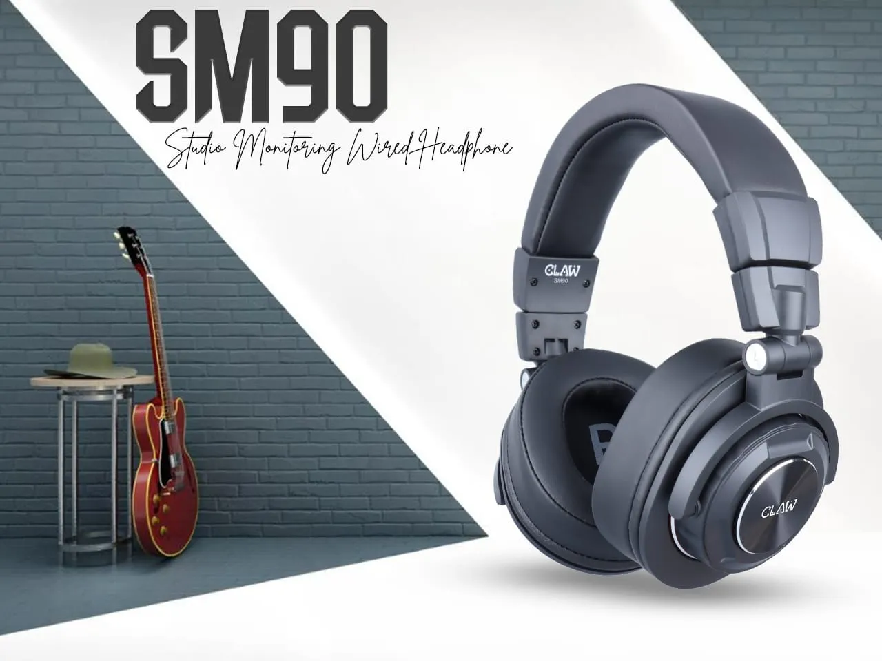 CLAW unveils SM70 and SM90 wired studio headphones for creators and professionals