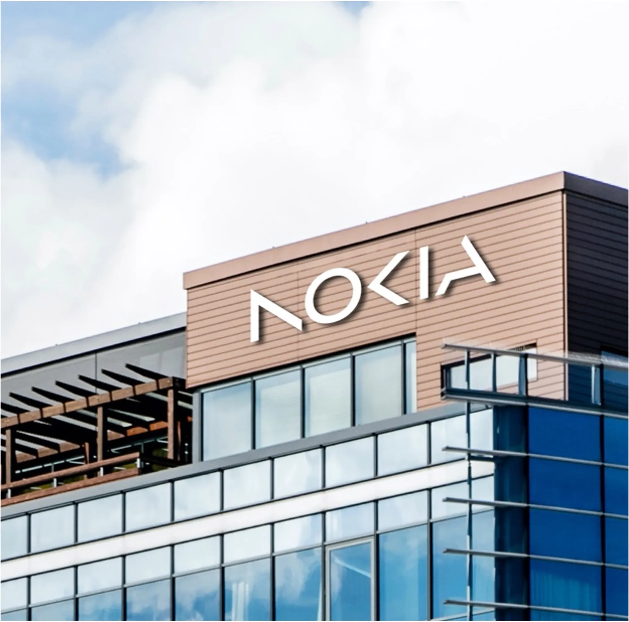 Nokia Logo on a building