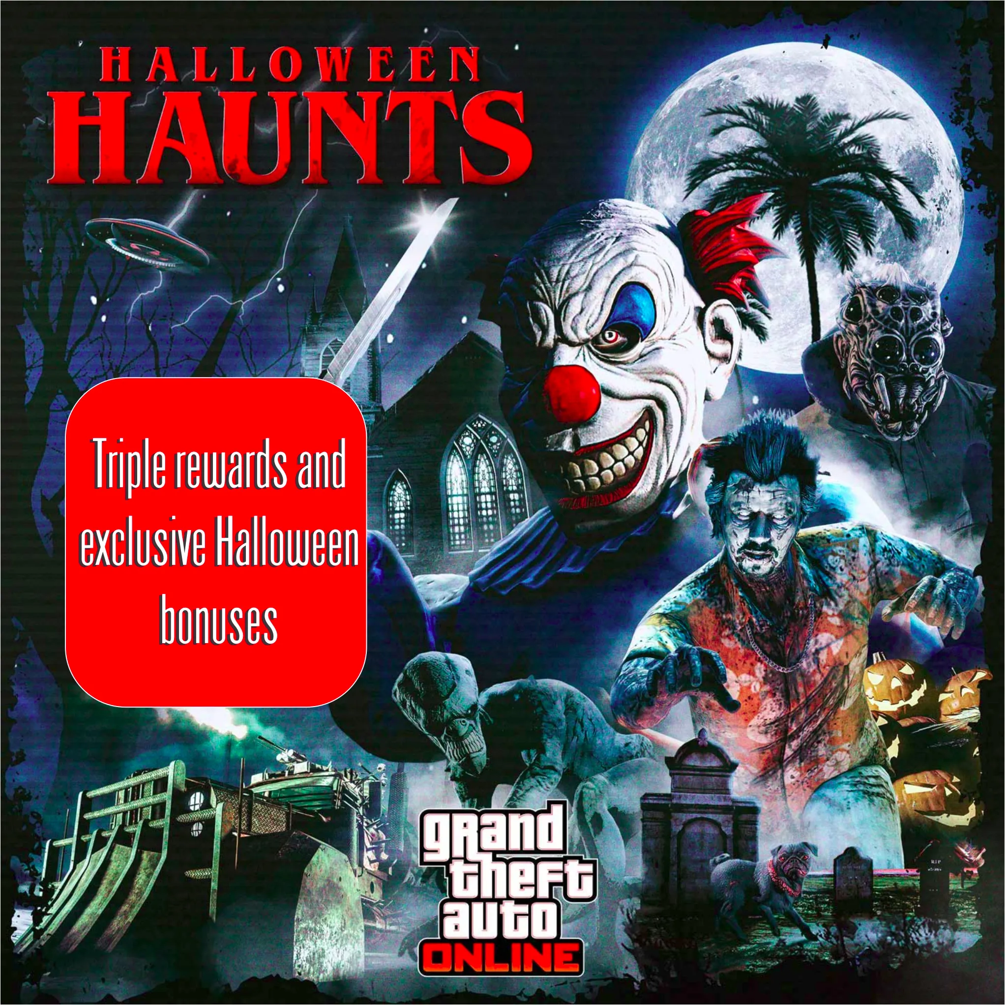 Triple rewards and exclusive Halloween bonuses