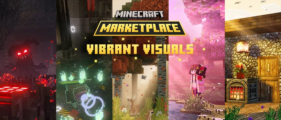 Minecraft Marketplace gets a splash of color with Vibrant Adventures