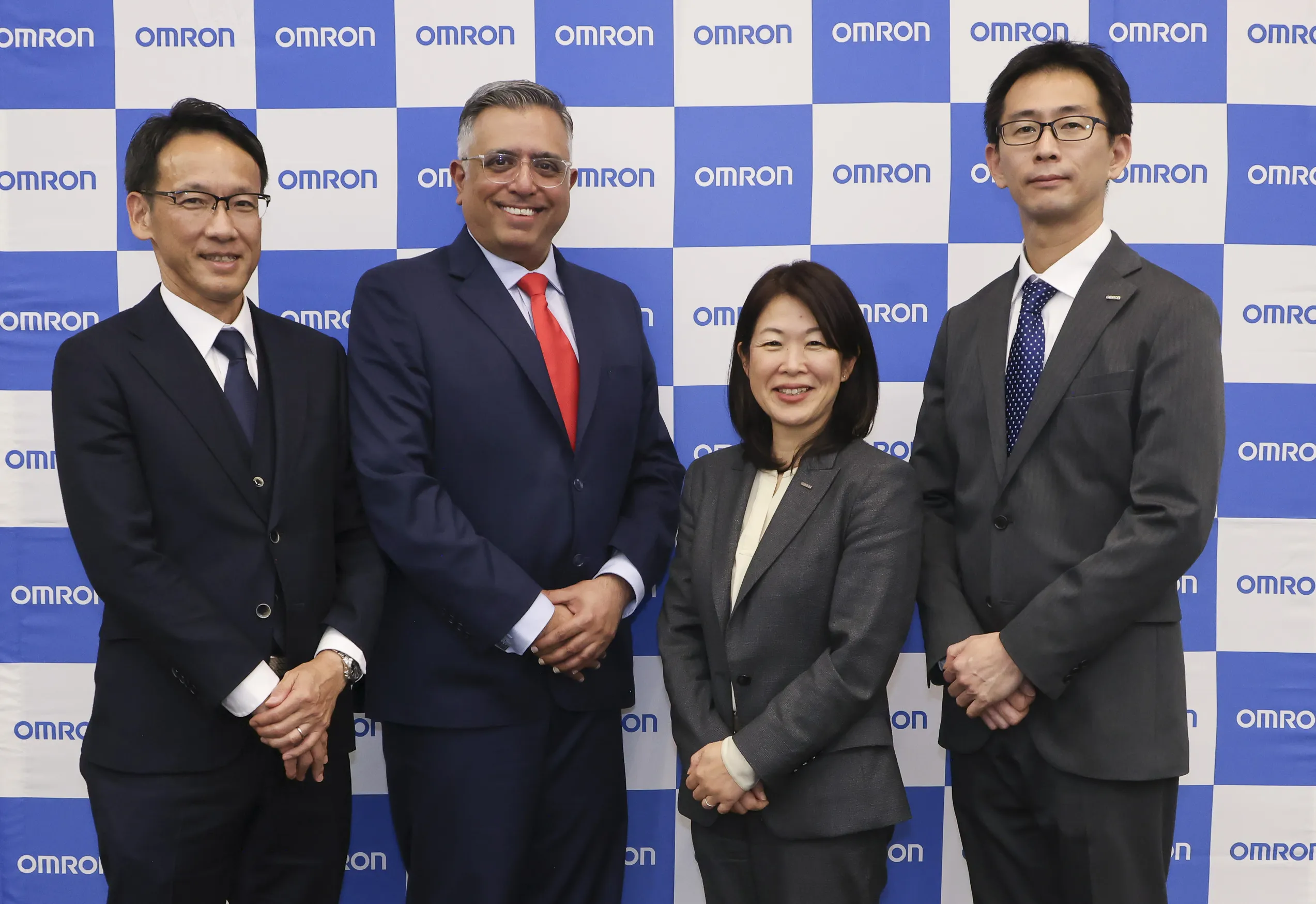 Omron Healthcare - Image of press conference speakers