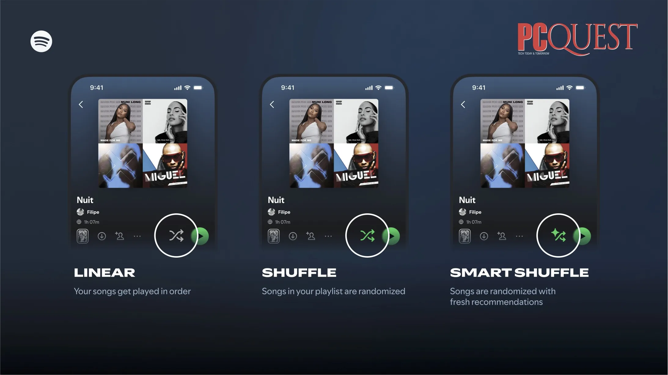 More ways to shape your shuffle