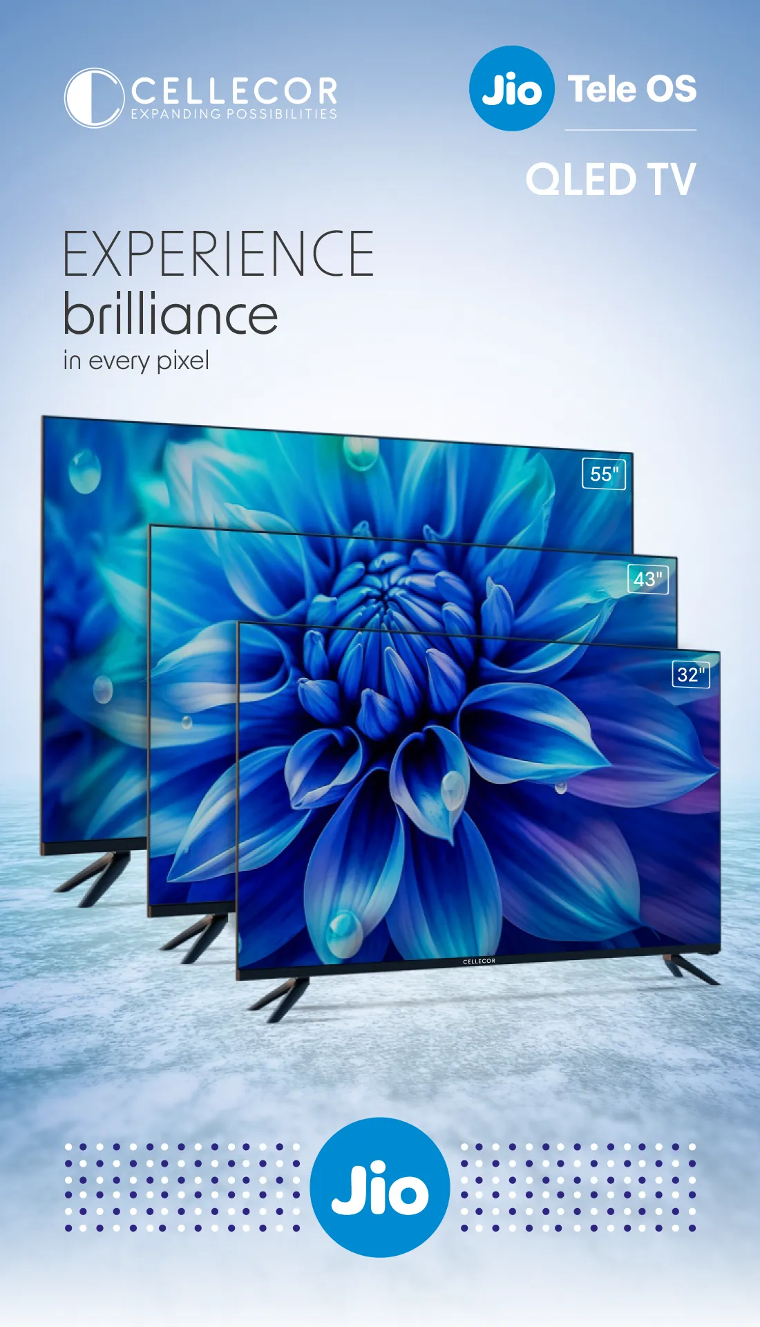 Cellecor Expands its Smart TV Portfolio with New Jio-Powered QLED Smart TV Series