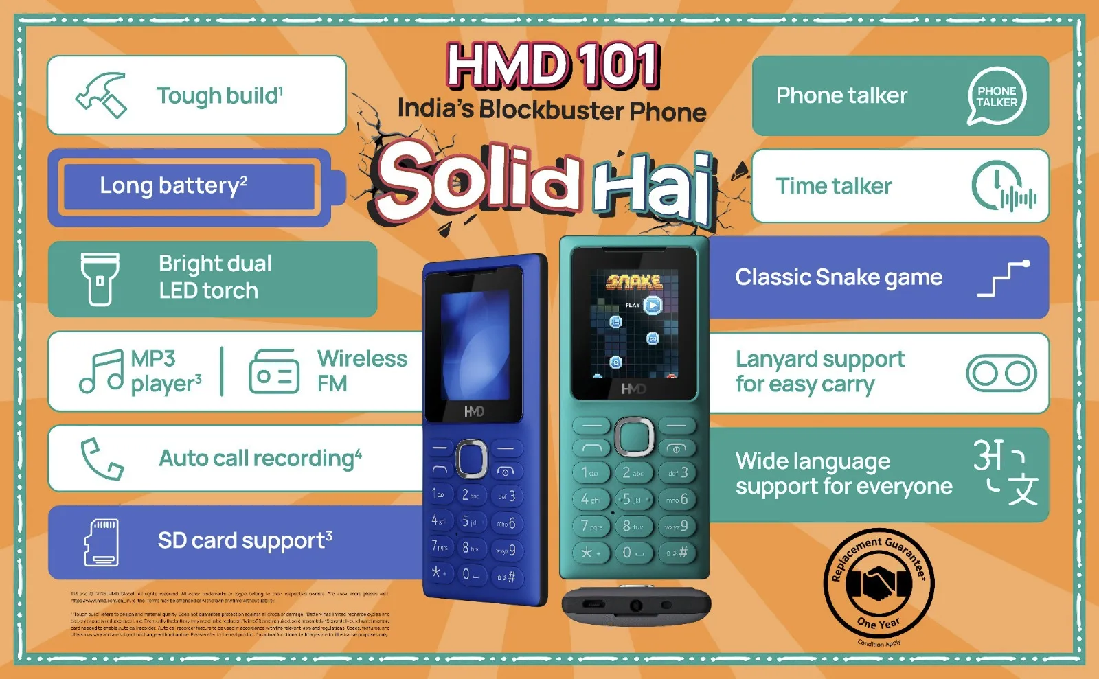 HMD launches HMD 100 and HMD 101