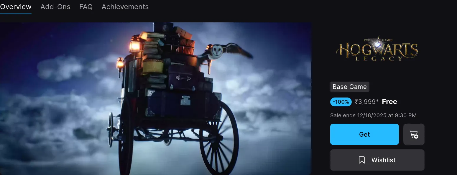 Epic Games holiday giveaway goes big