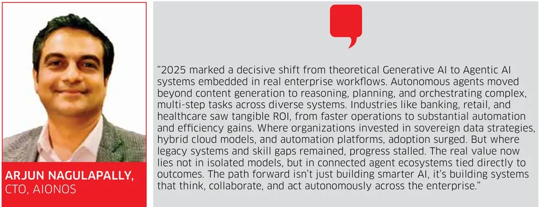 Arjun Nagulapally, CTO, AIONOS