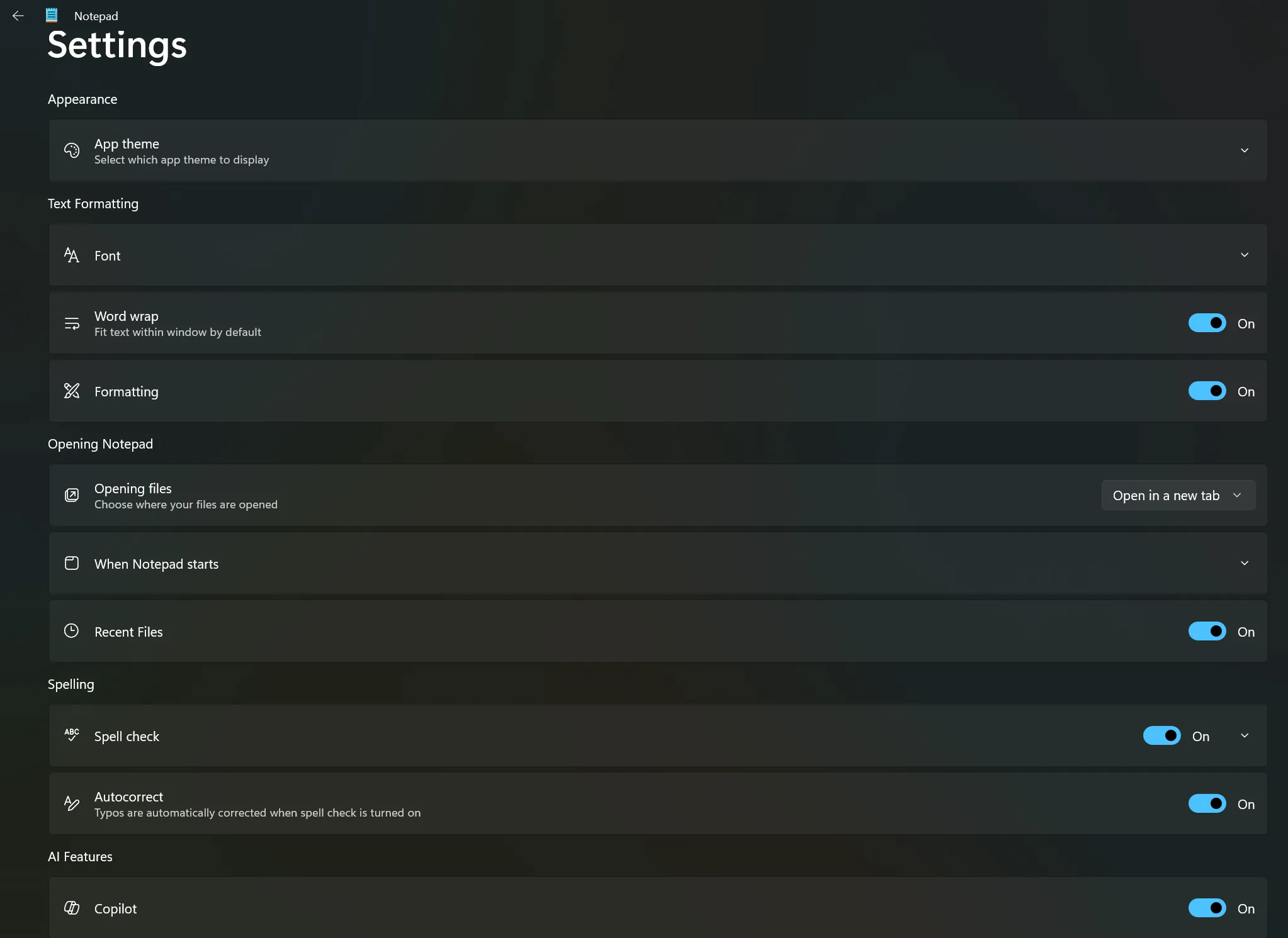 A new direction without forcing change