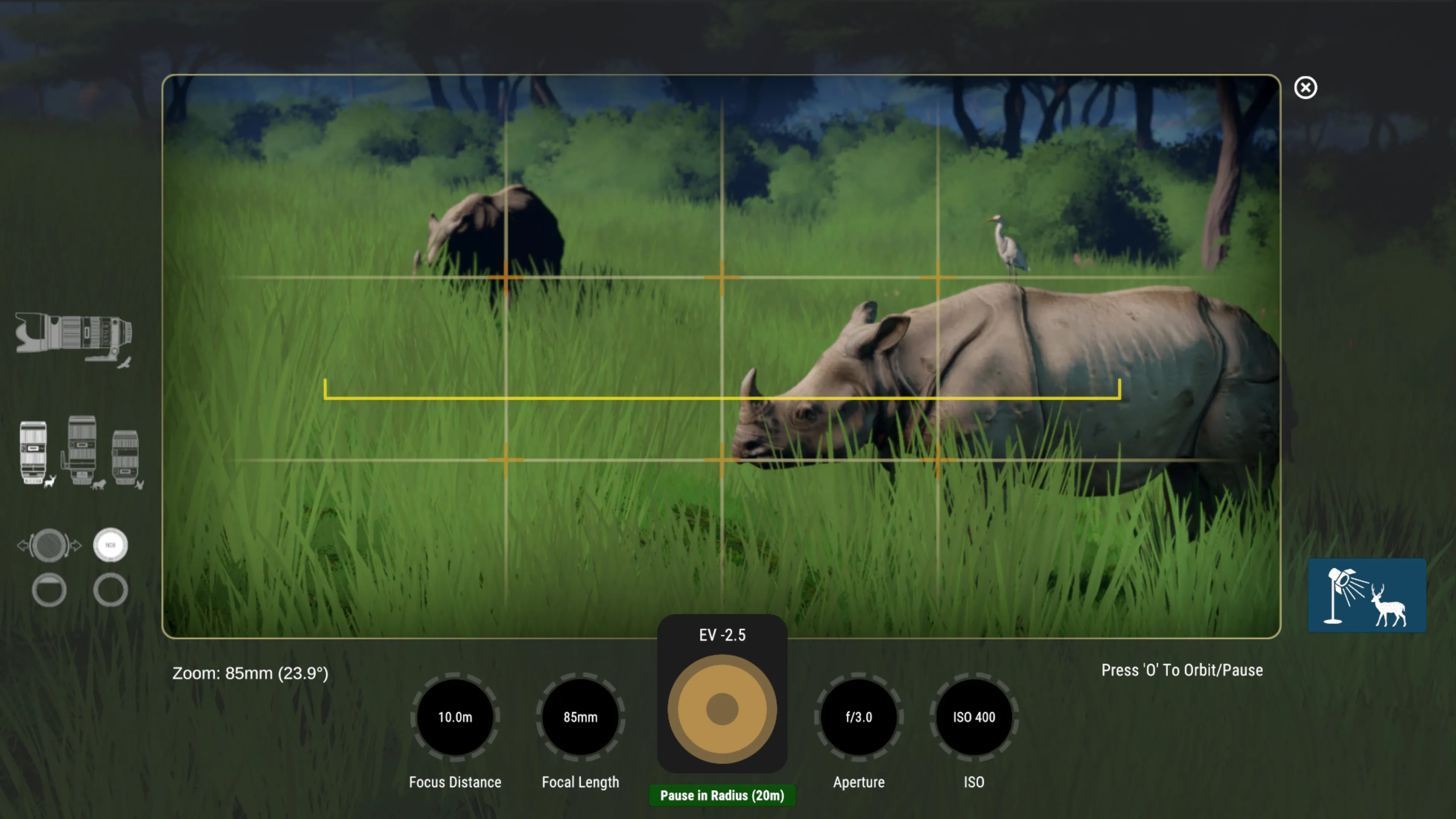 Photography as a progression mechanic