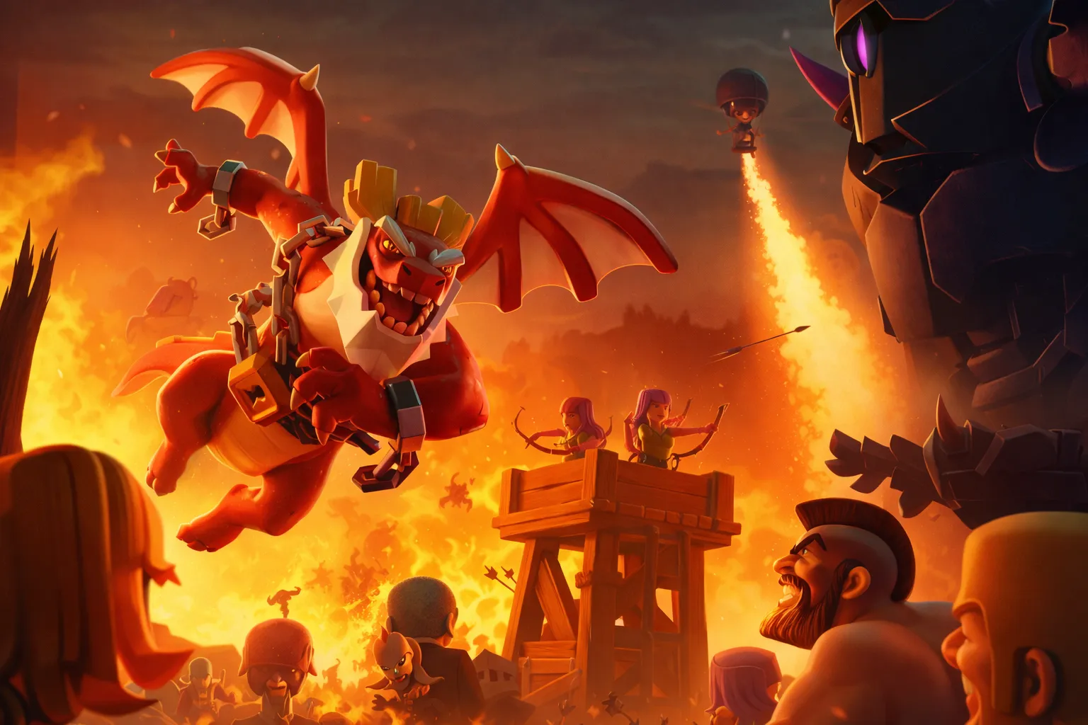 Dragon Duke Arrives in Clash of Clans With Max-Level Power