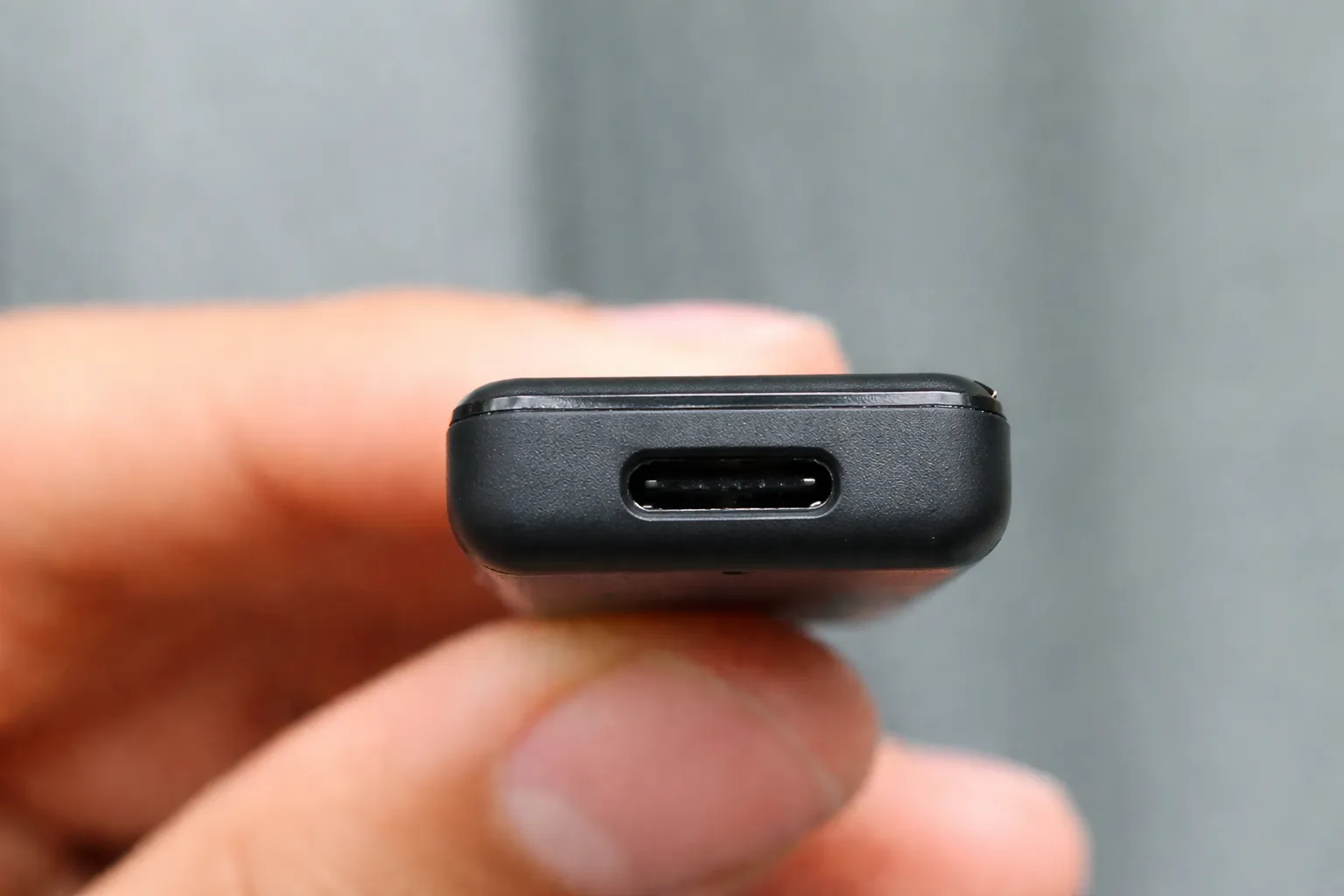 Charging is via USB-C