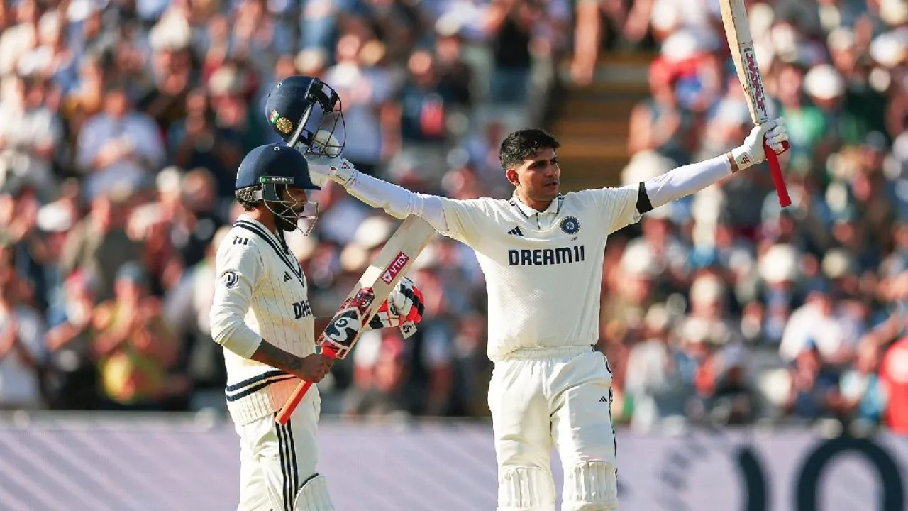 Team India captain Shubman Gill scored a century in the second Test in England