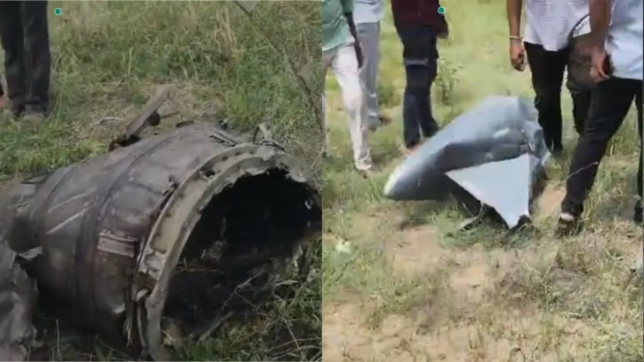 Fighter jet crashes in Bhanuda village in Rajasthan's Ratangarh