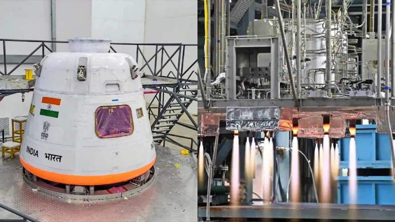 Isro successfully conducts hot tests of Gaganyaan propulsion system