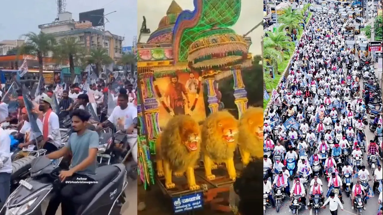 Pawan fans create a buzz by holding rallies on bikes