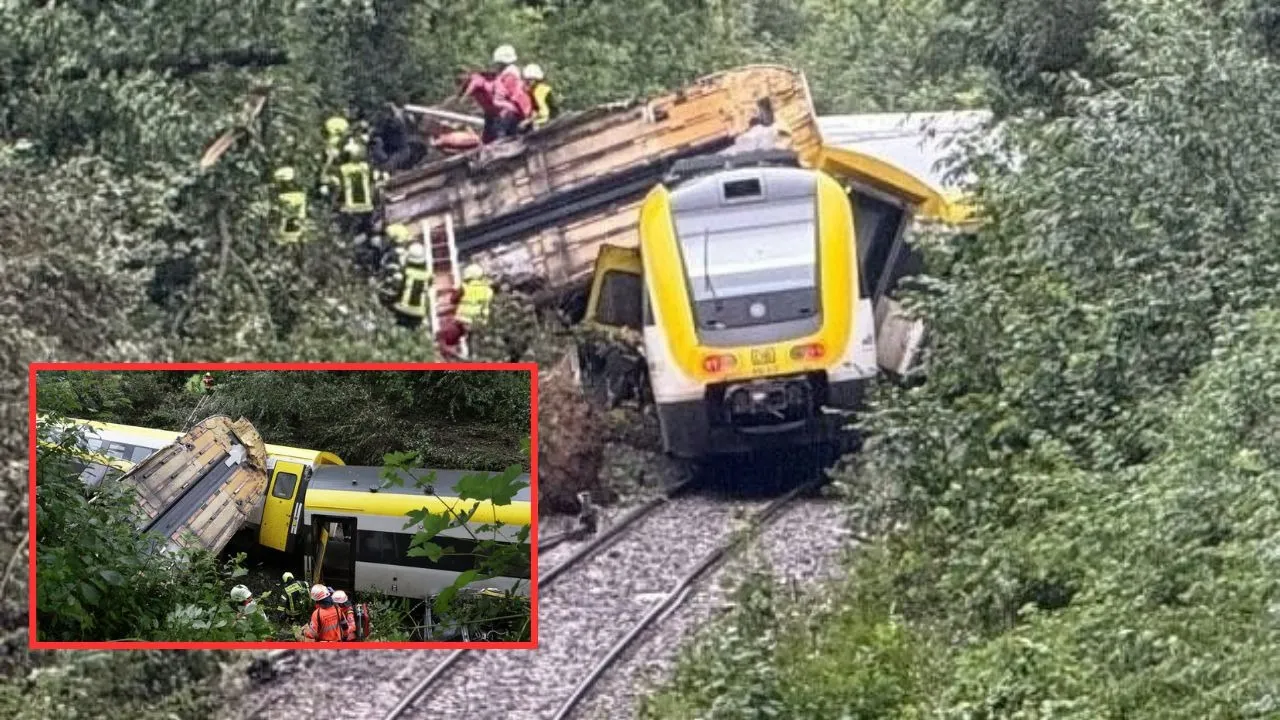 Germany Passenger train derails