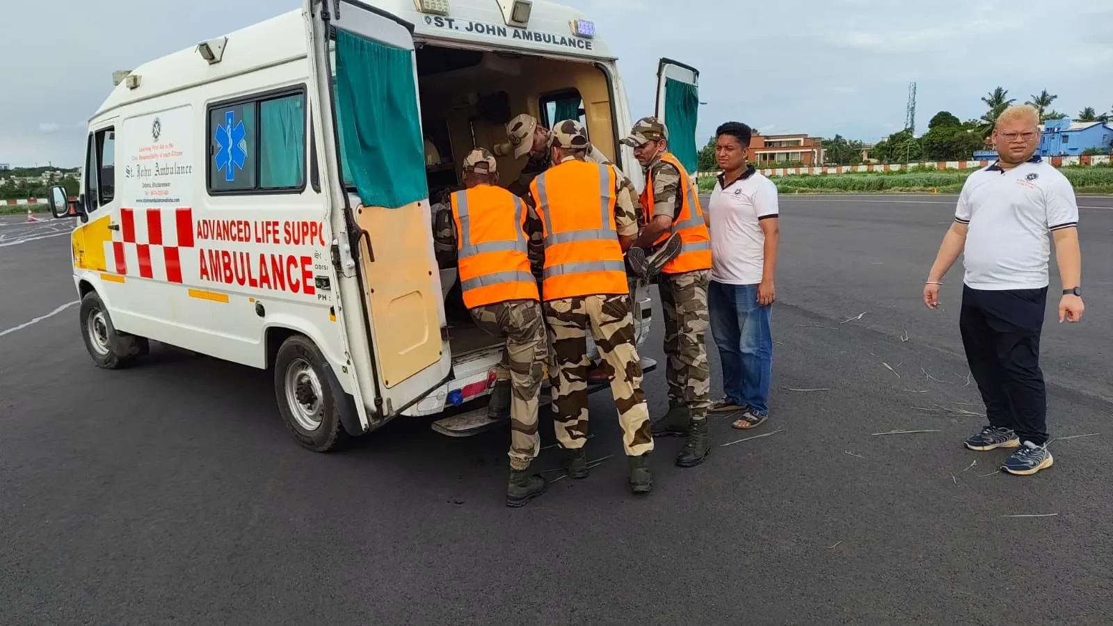 MOCK DRILL AT BHUBANESWAR AIRPORT