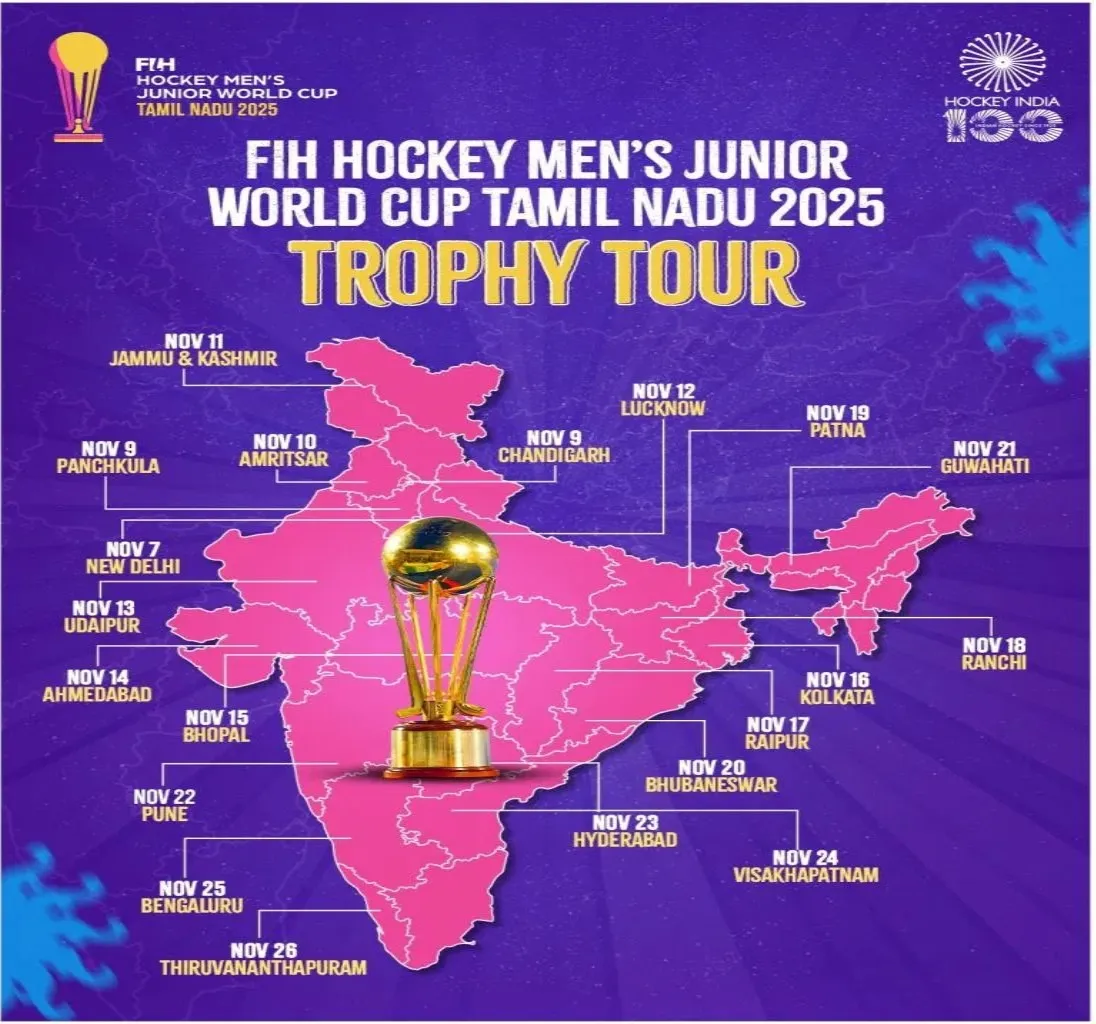 hockey world cup trophy tour