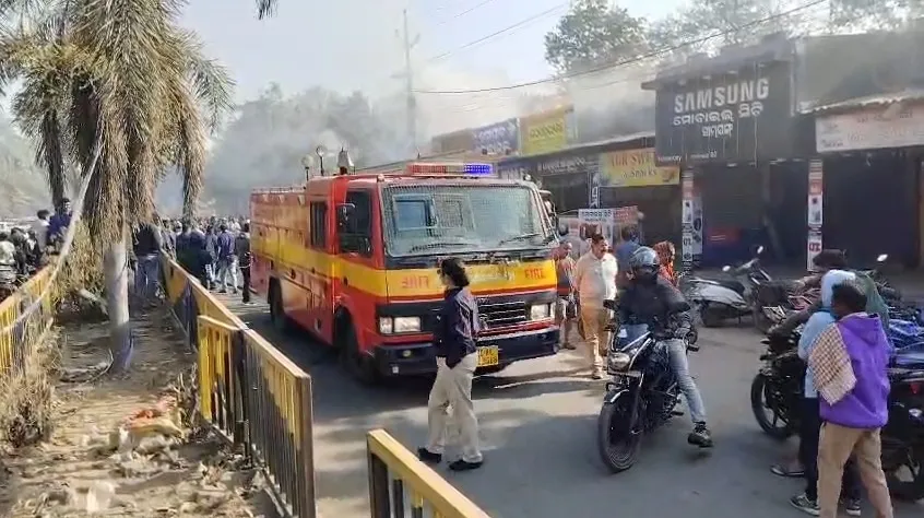 Bargarh market complex fire
