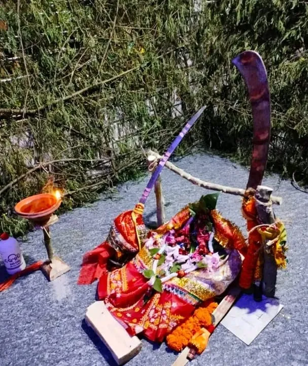 Dussehra in Manikgoda village