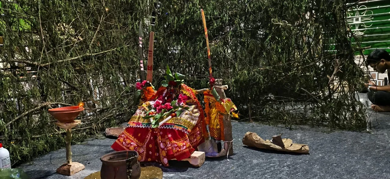 Dussehra in Manikgoda village