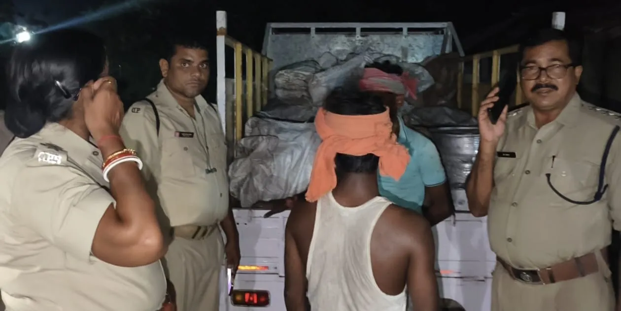 107 bags of explosives and 3 drums of metal powder seized