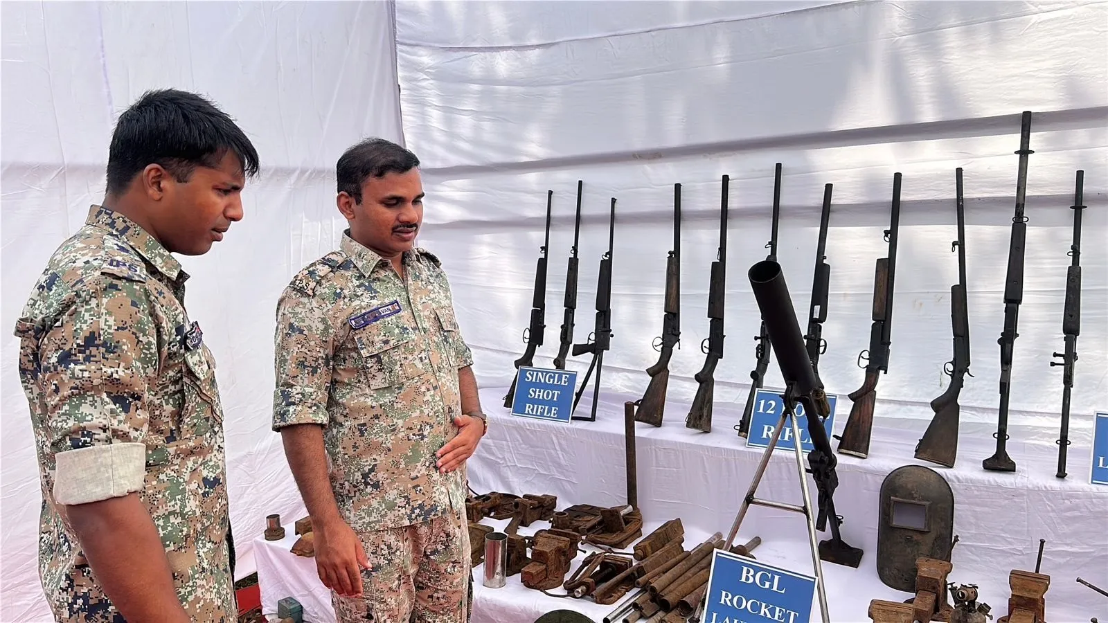 Mkg naxal gun factory seized