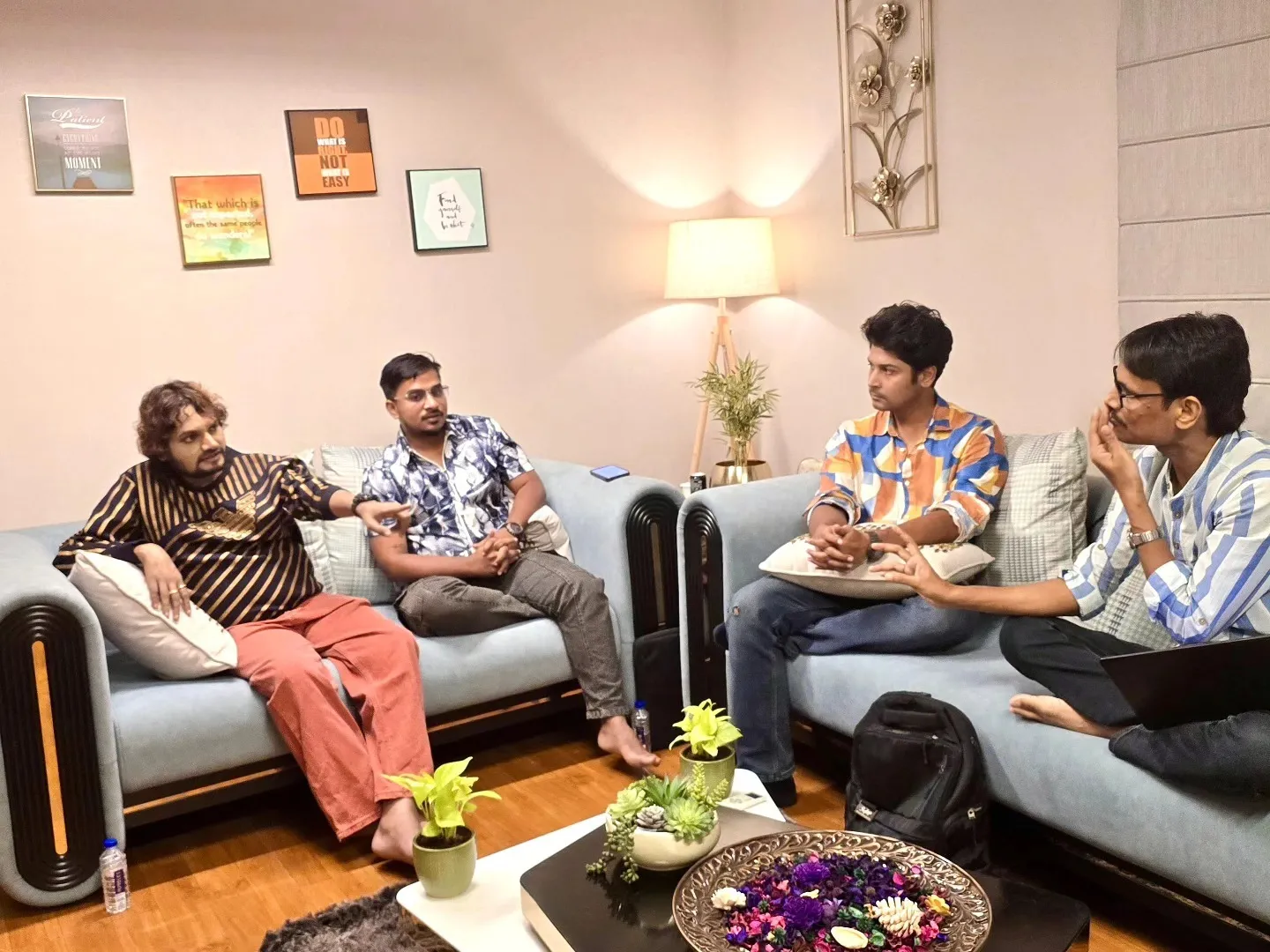 Humane Sagar with Manash Padhiary