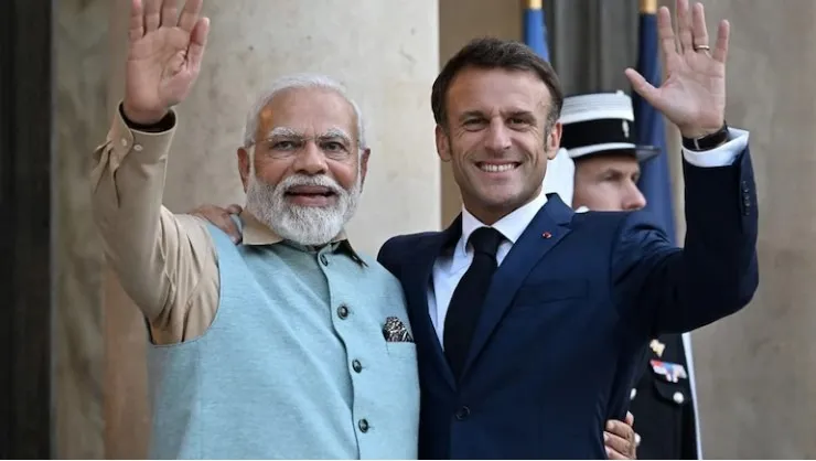 Modi and Macron
