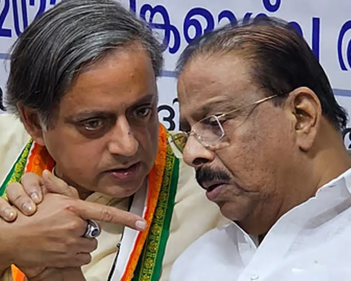 sasi tharoor k sudhakaran