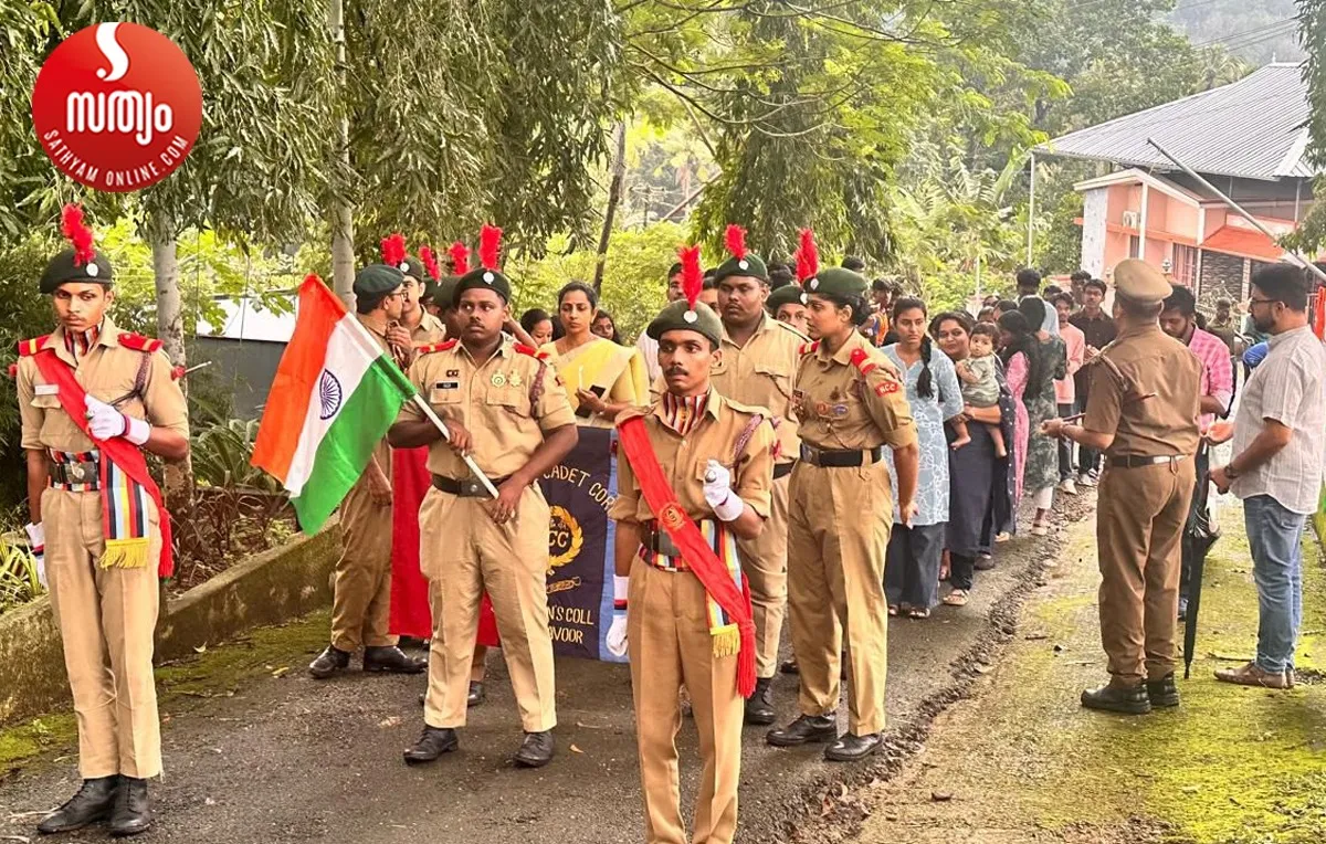 uzhavoor college independence celebration-4