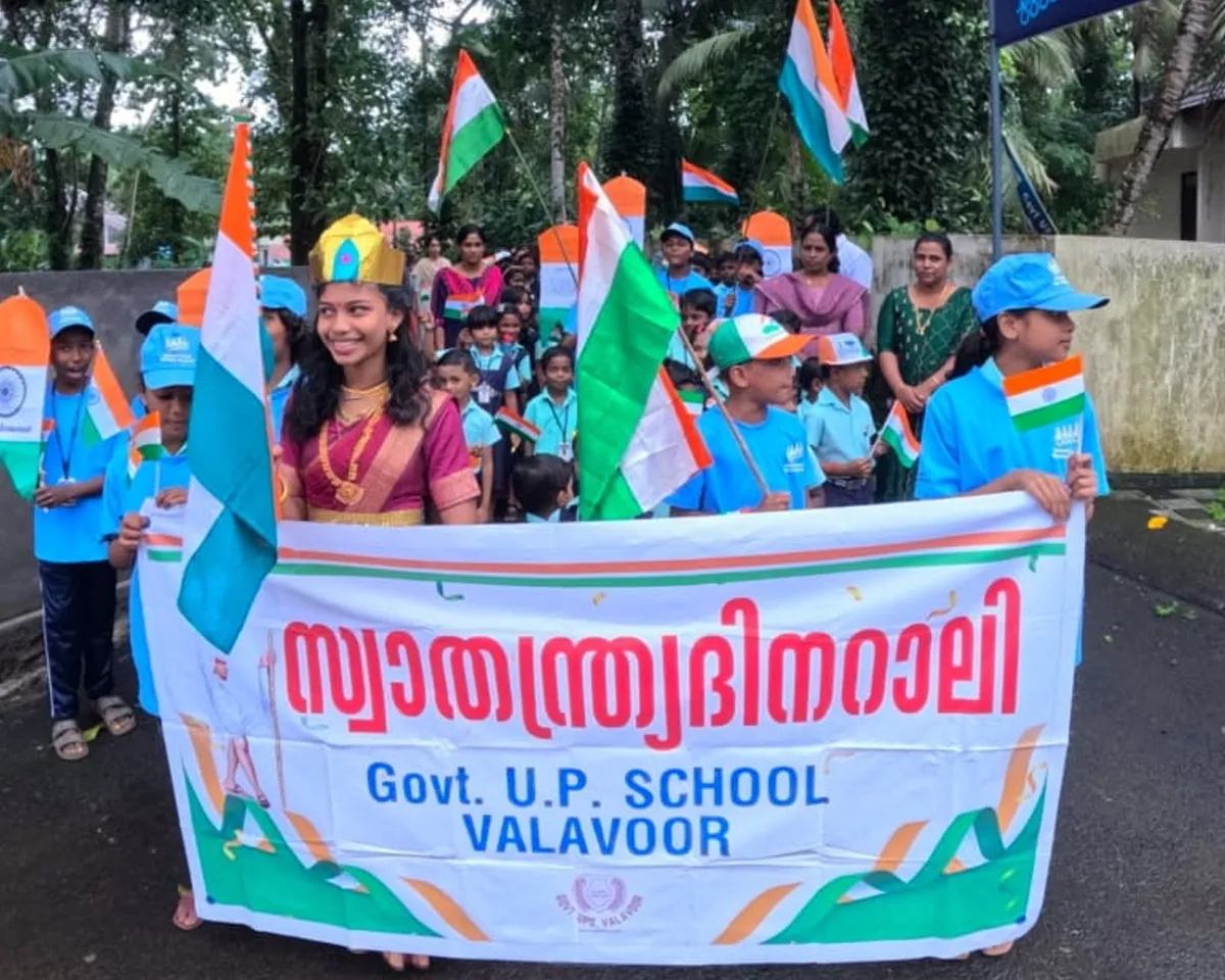 valavoor govt up school independent day-2