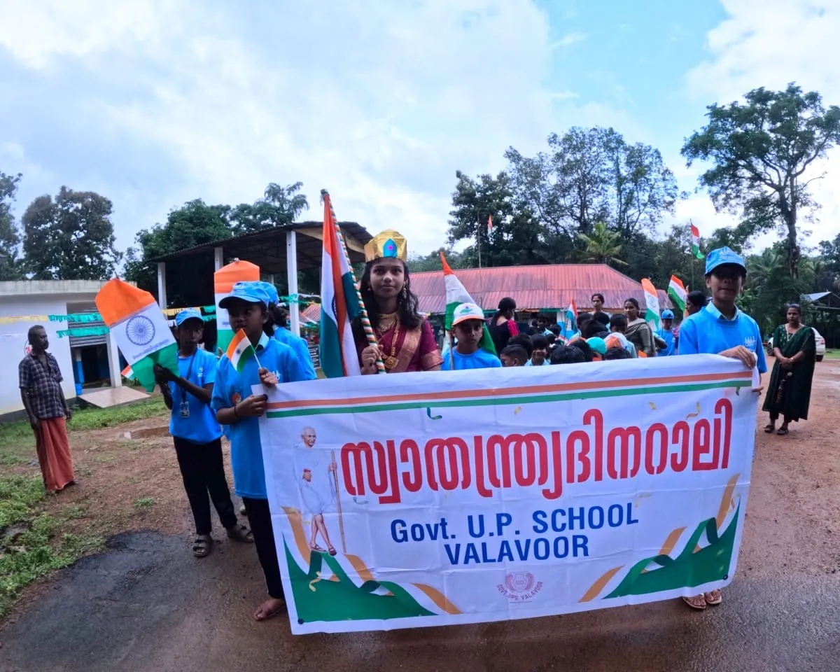 valavoor govt up school independent day-3