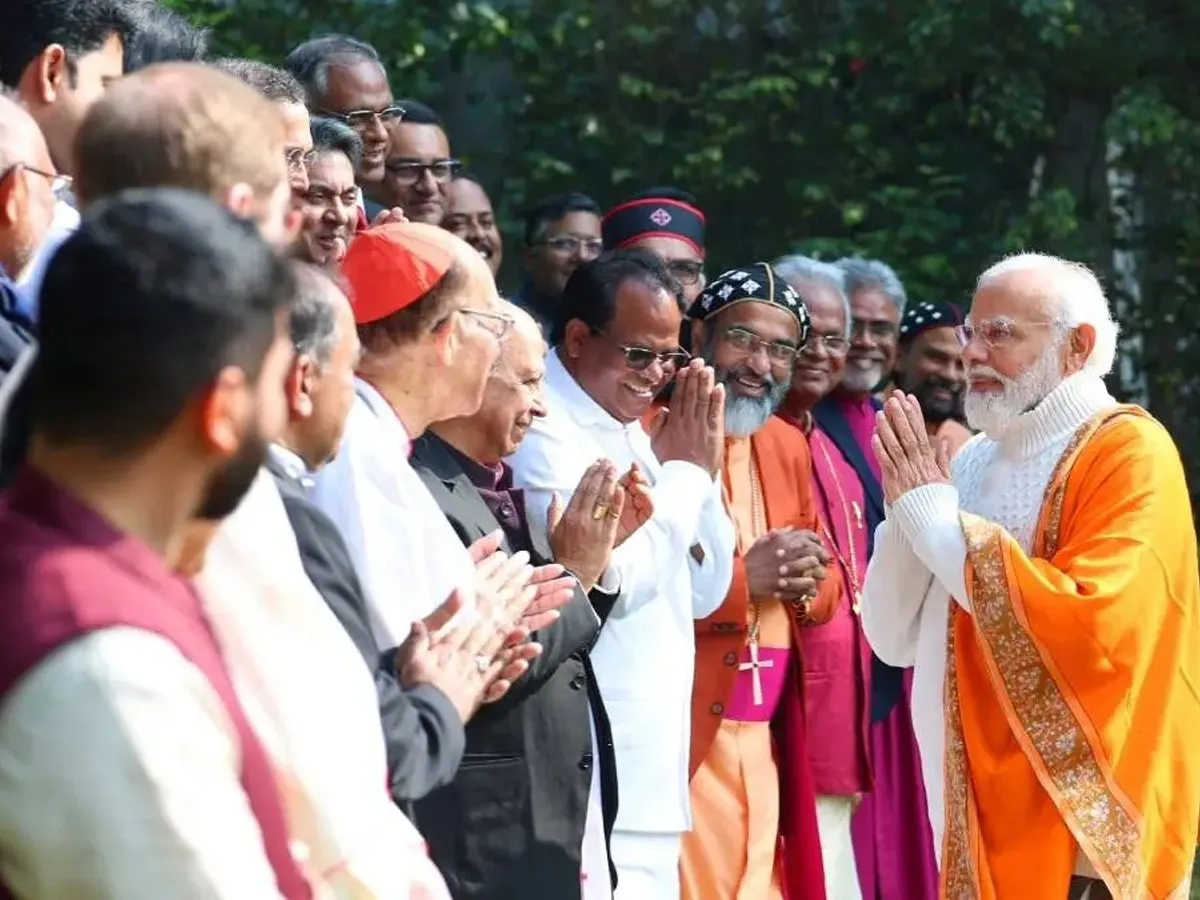 narendra modi christmas feast
