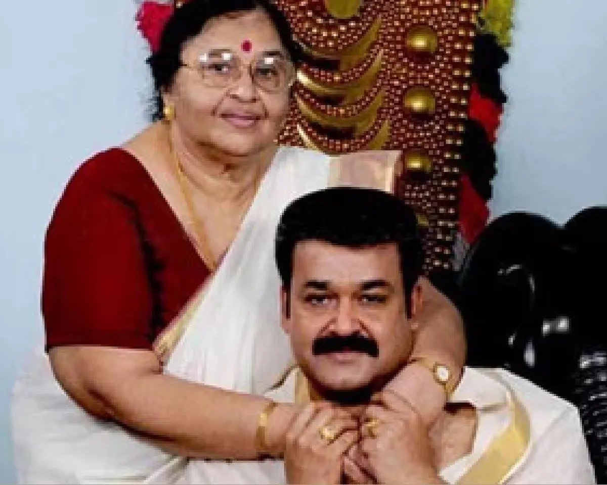 mohanlal and mother