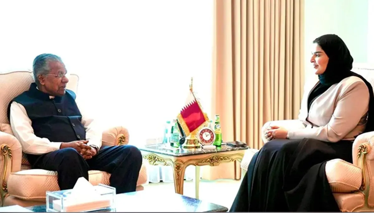 pinarai vijayan qatar visit