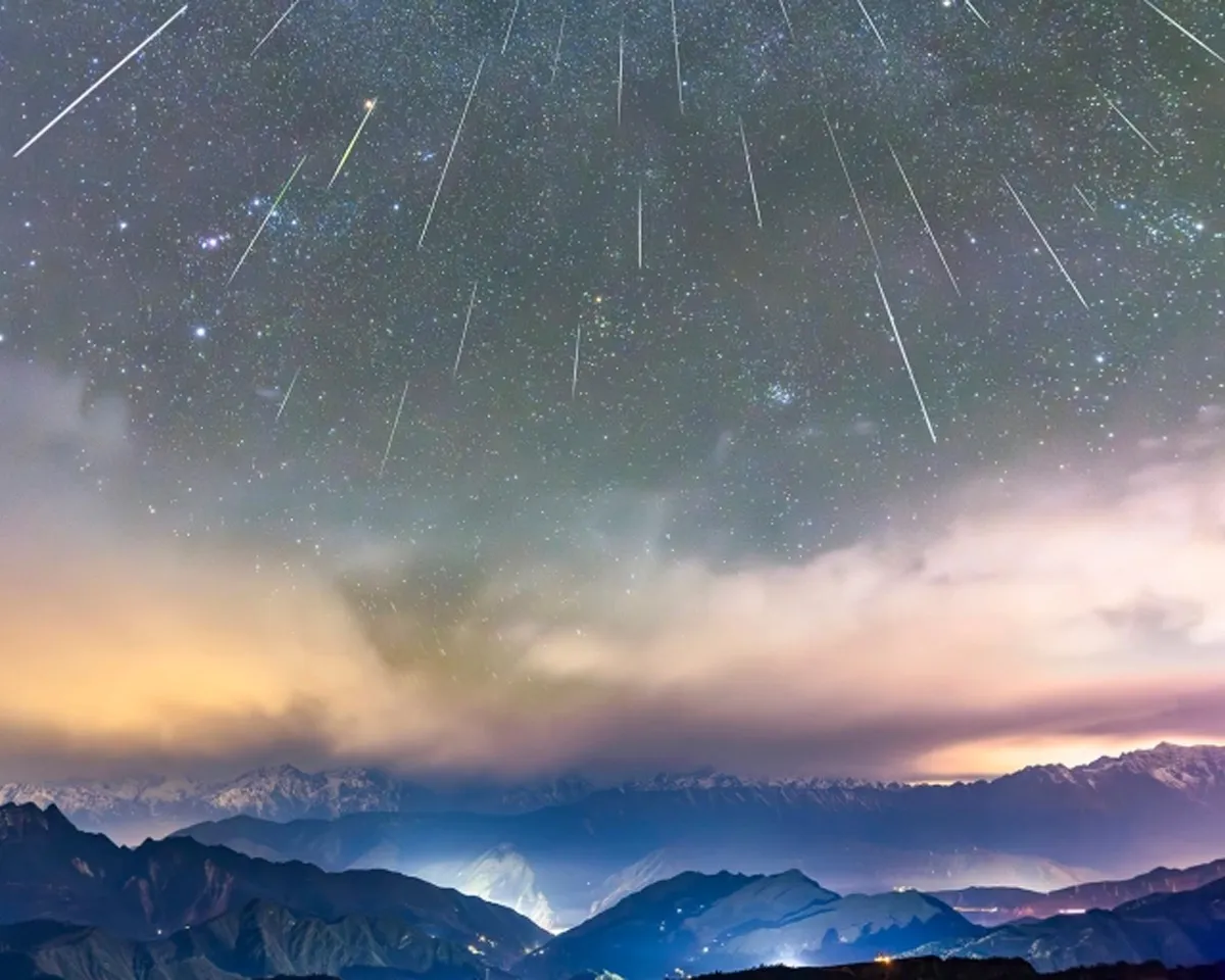 Geminid meteor shower