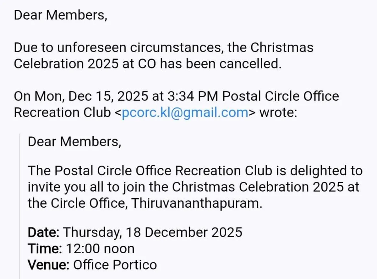 calcellation information