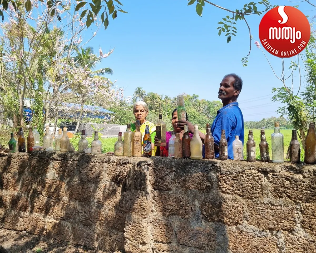 liqure bottles collected-2