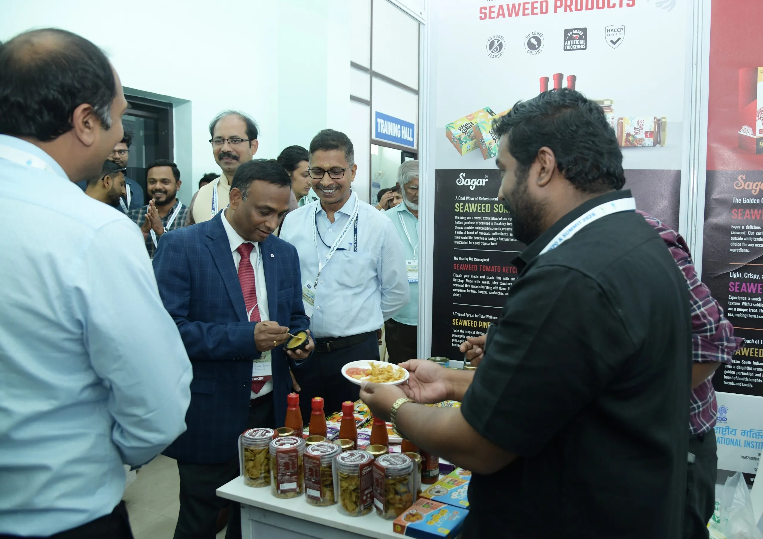 Photo- 1 Seaweed-based dishes at Expo