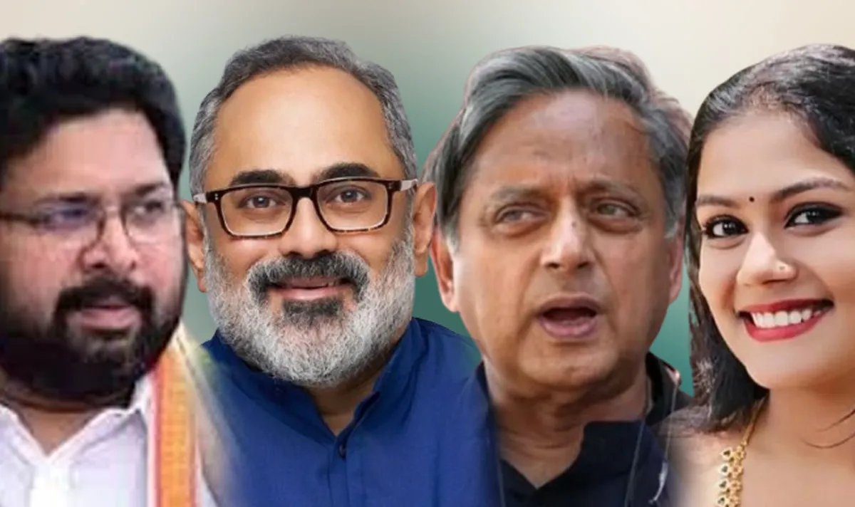 ks sabarinath rajeev chandrasekhar sasi tharoor vaishna suresh