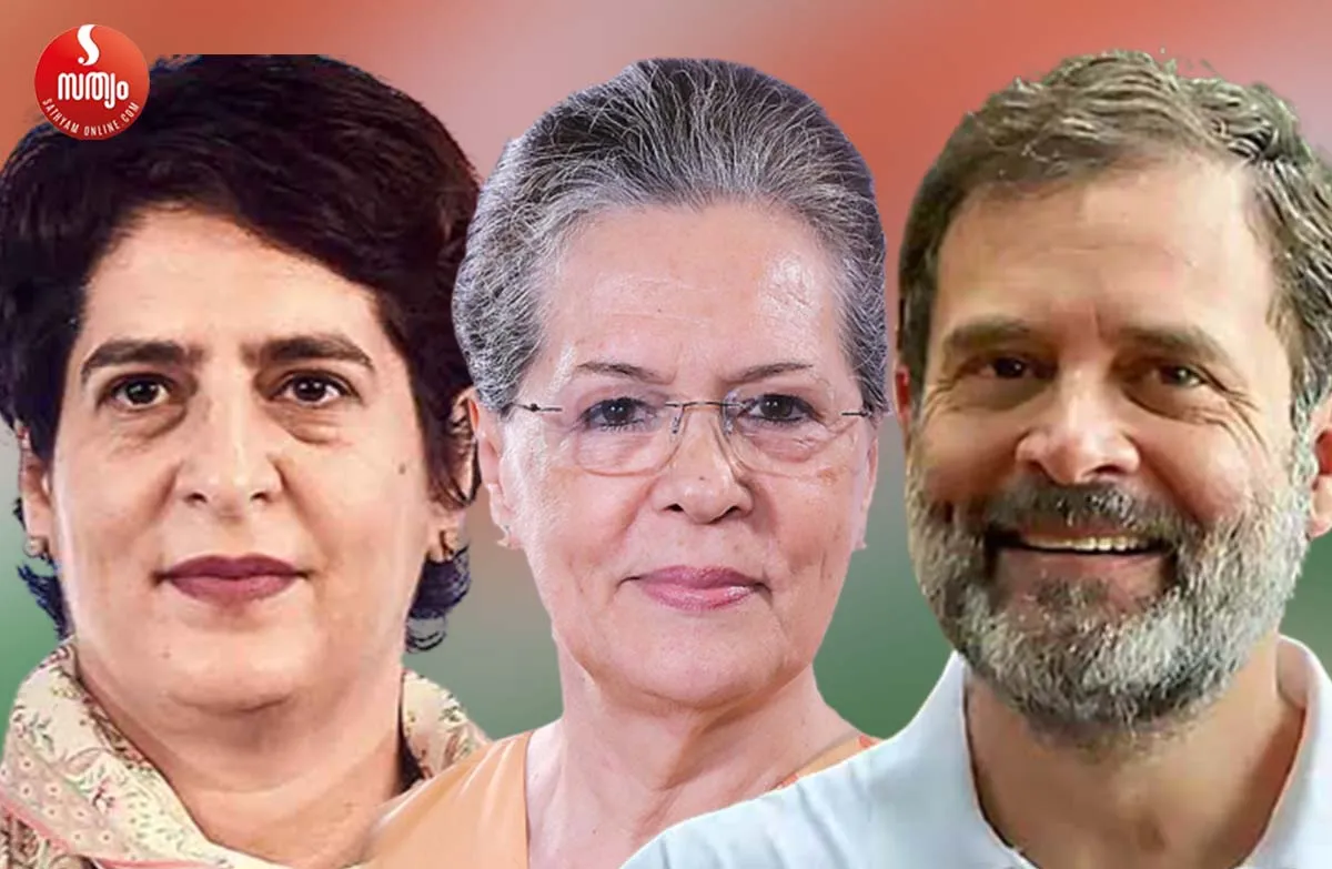 priyanka gandhi soniya gandhi rahil gandhi