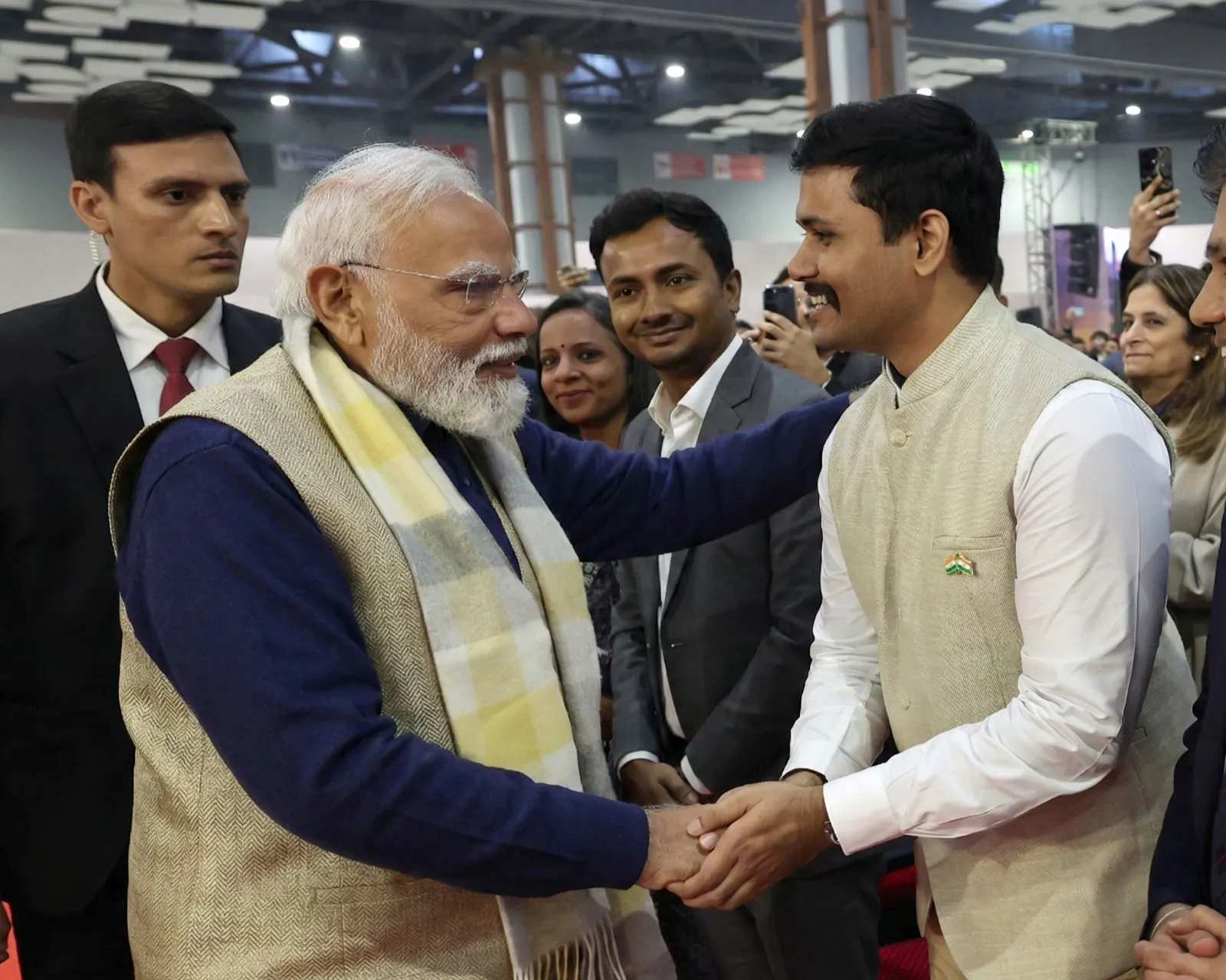 Priyansh Mohan with PM Shri Narendra Modi