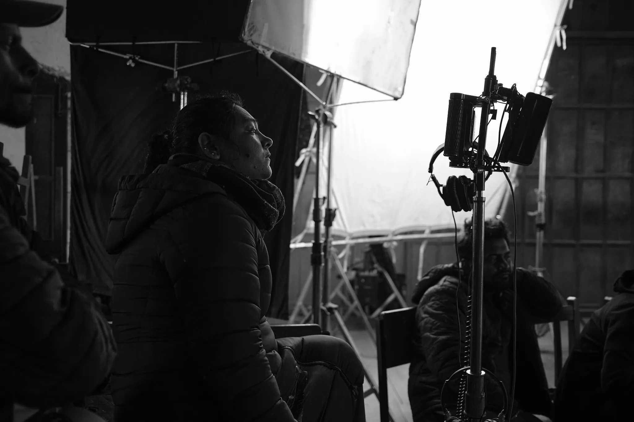 Nidhi on set