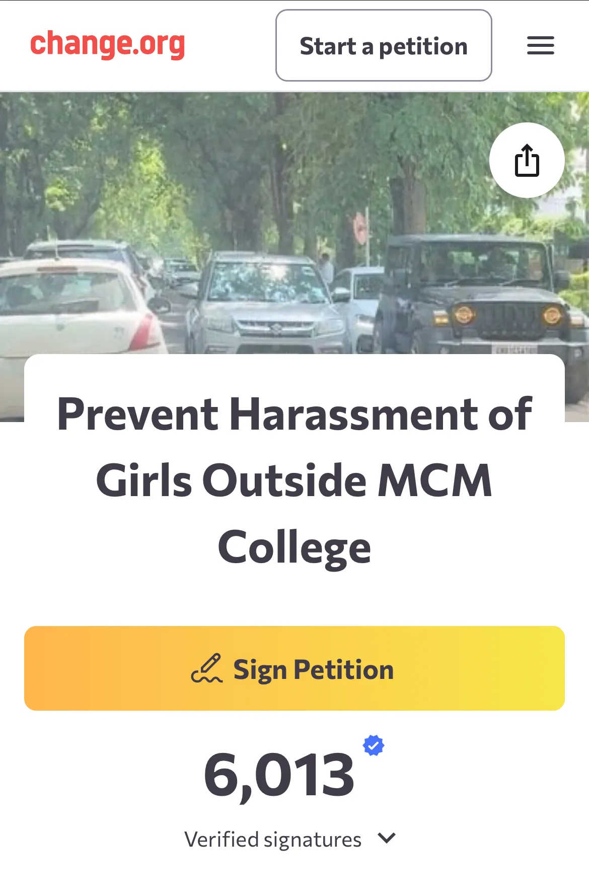 petition chd