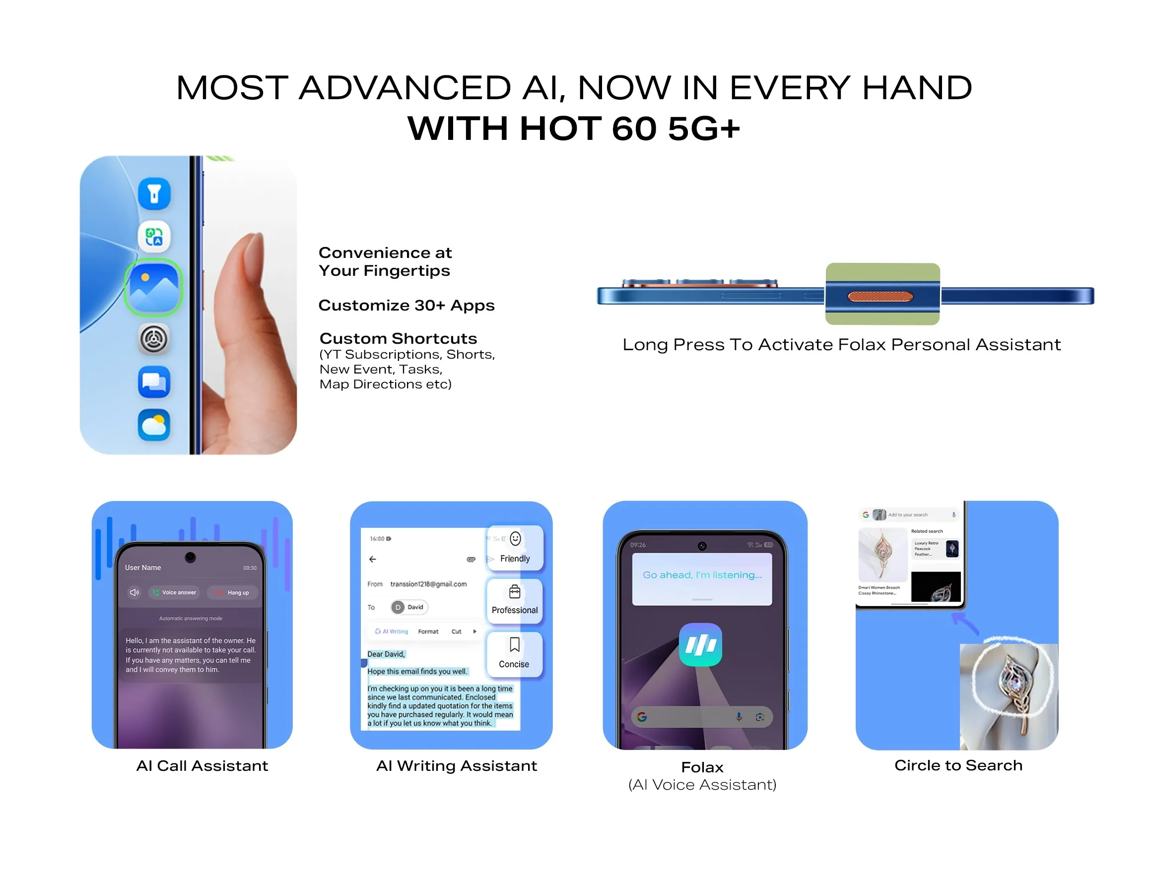 Infinix HOT 60 AI Asset