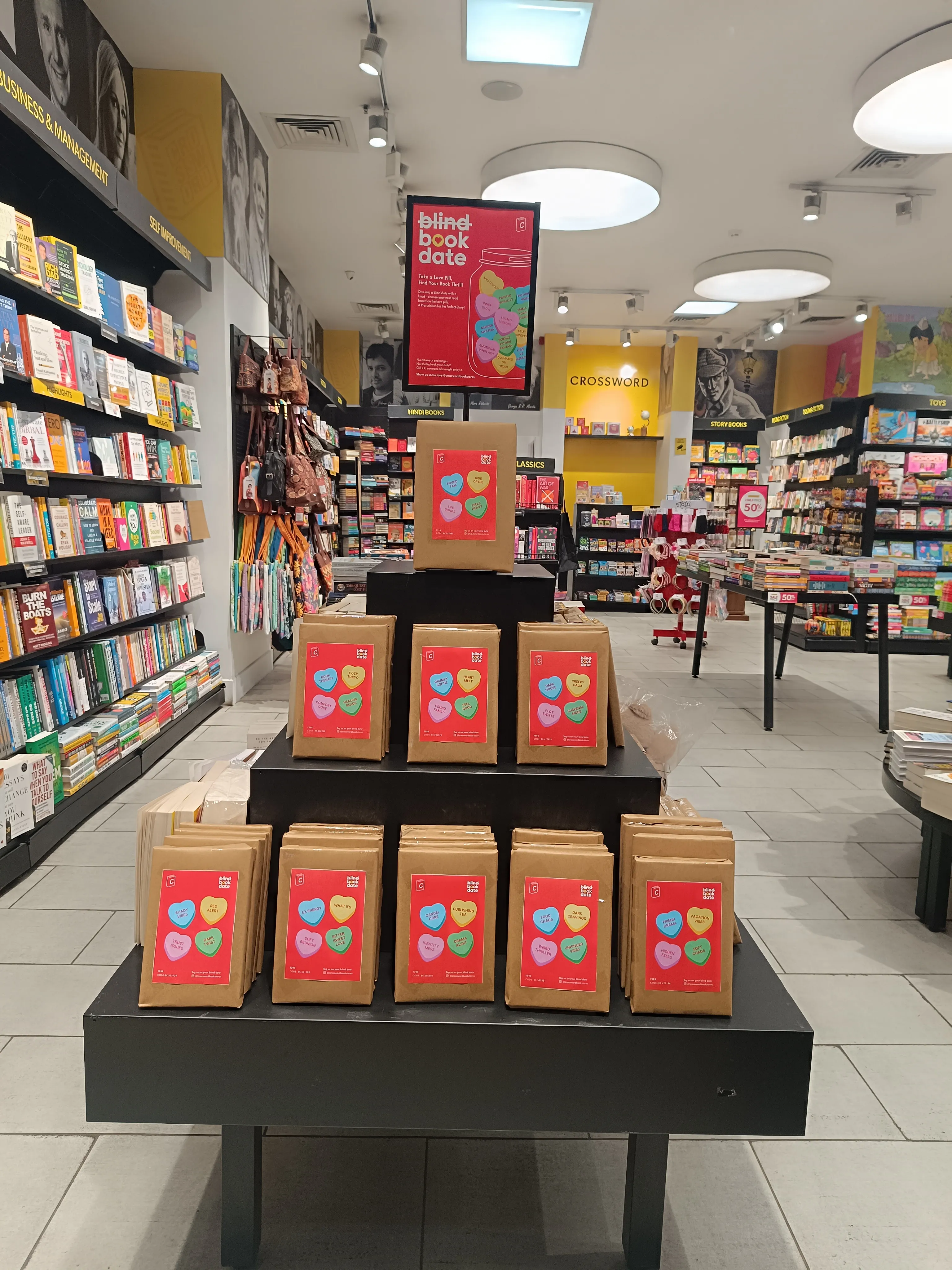 Crossword Bookstores - Blind Book Date 2
