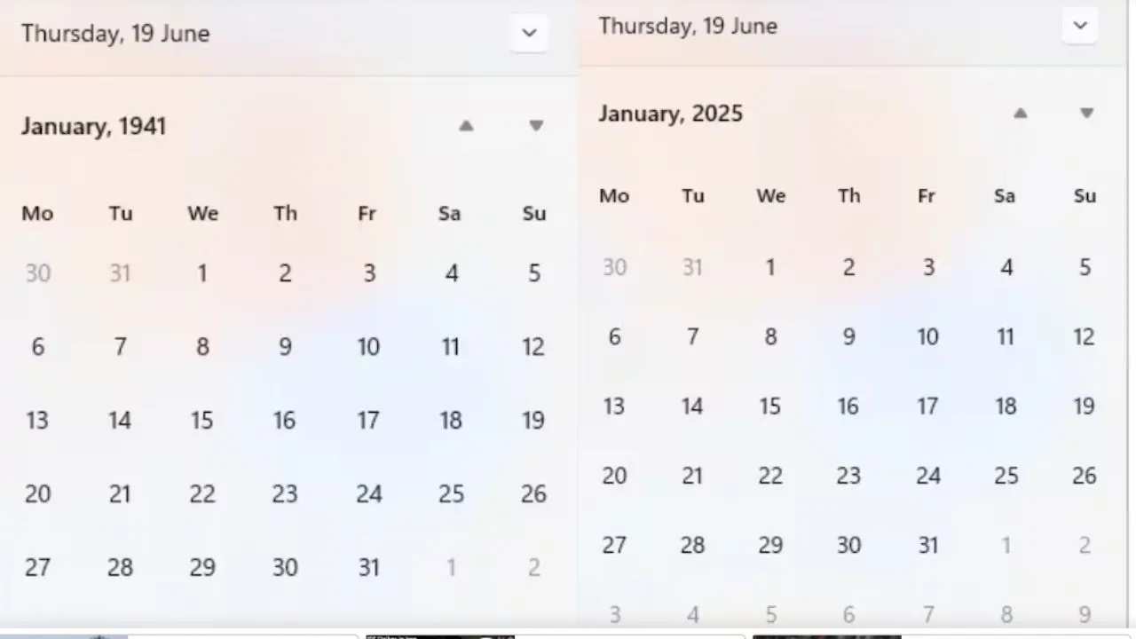 calendar