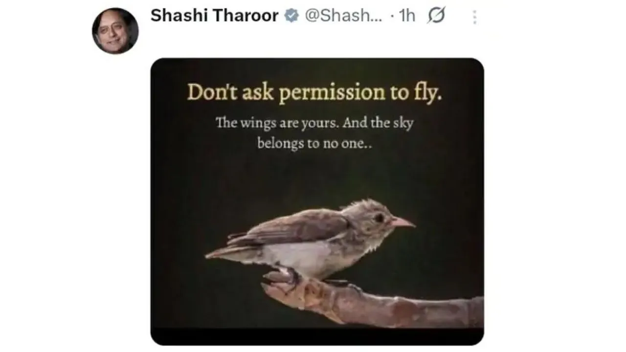 shashi tharur's post